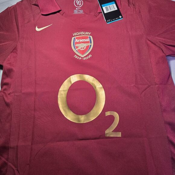 Nike Arsenal Highbury Henry #14 Jersey 2005/06 BNWT O2 Commemorative M - Picture 2 of 7